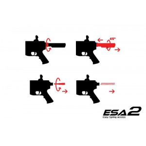 Страйкбольный автомат RRA SA-E07 EDGE 2.0™ Carbine Replica - black [SPECNA ARMS]